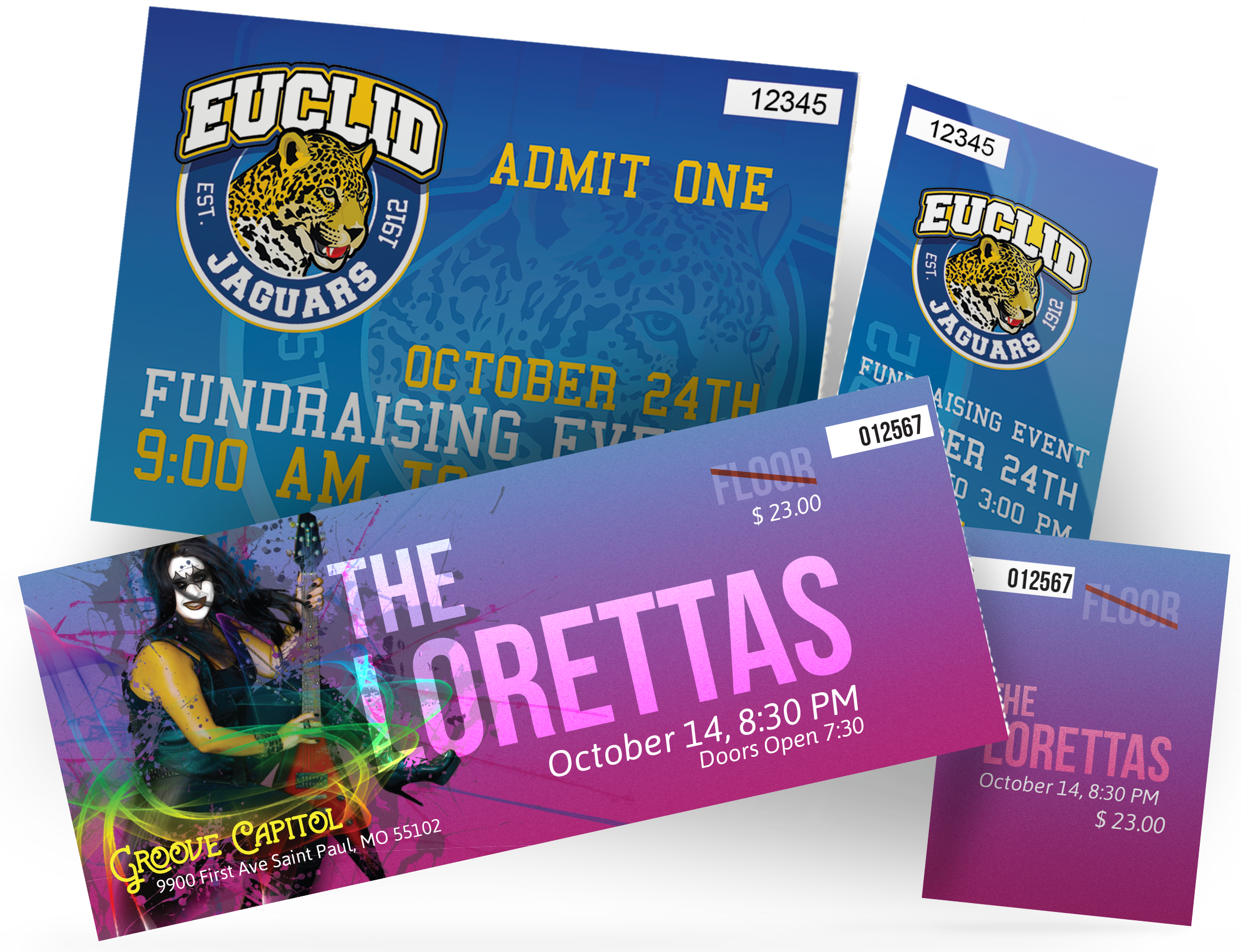 Wichita Events - Custom Printed Tickets