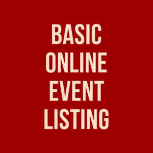 Wichita Events - Event Listing Upgrade - Basic Online Listing