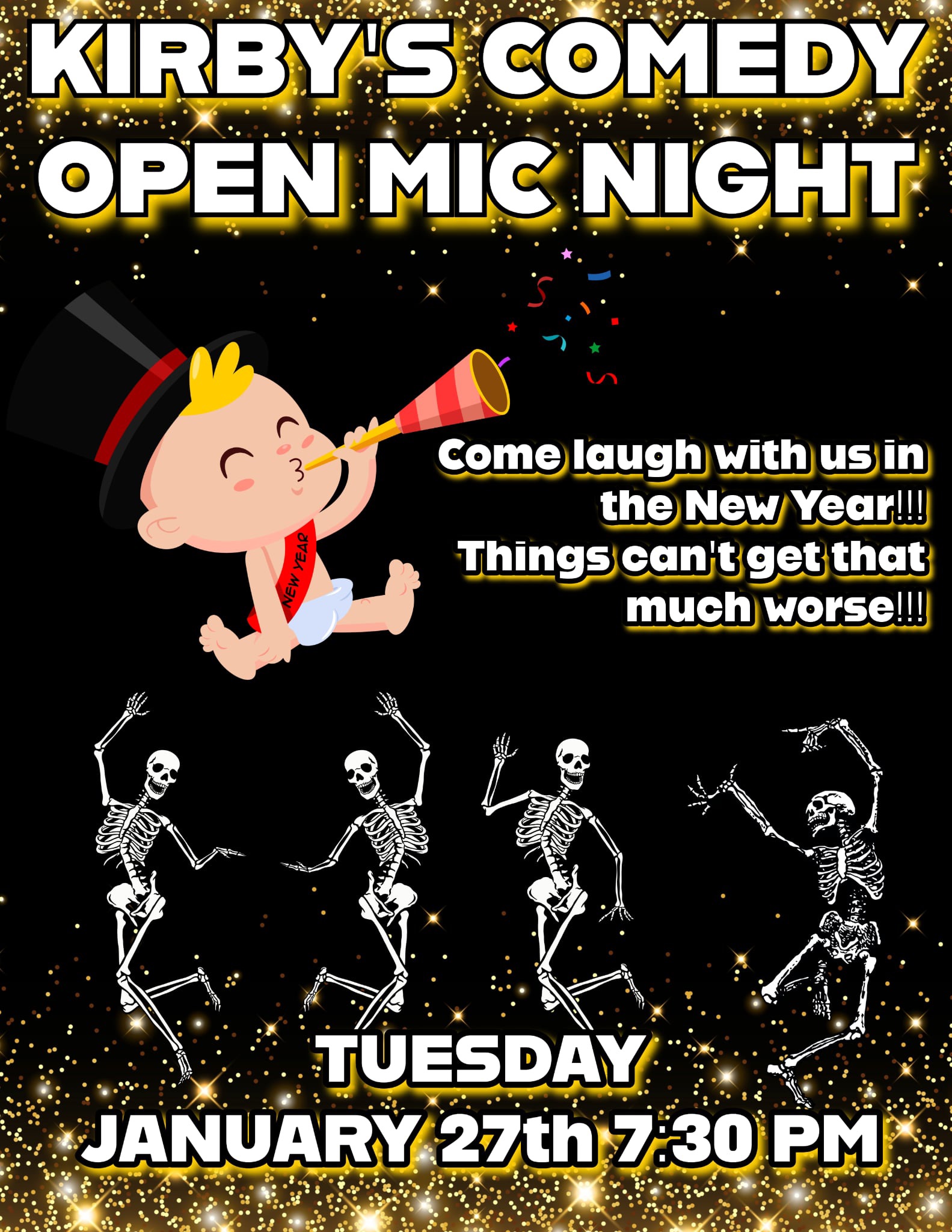 Comedy Open Mic Night at Kirby’s Beer Store