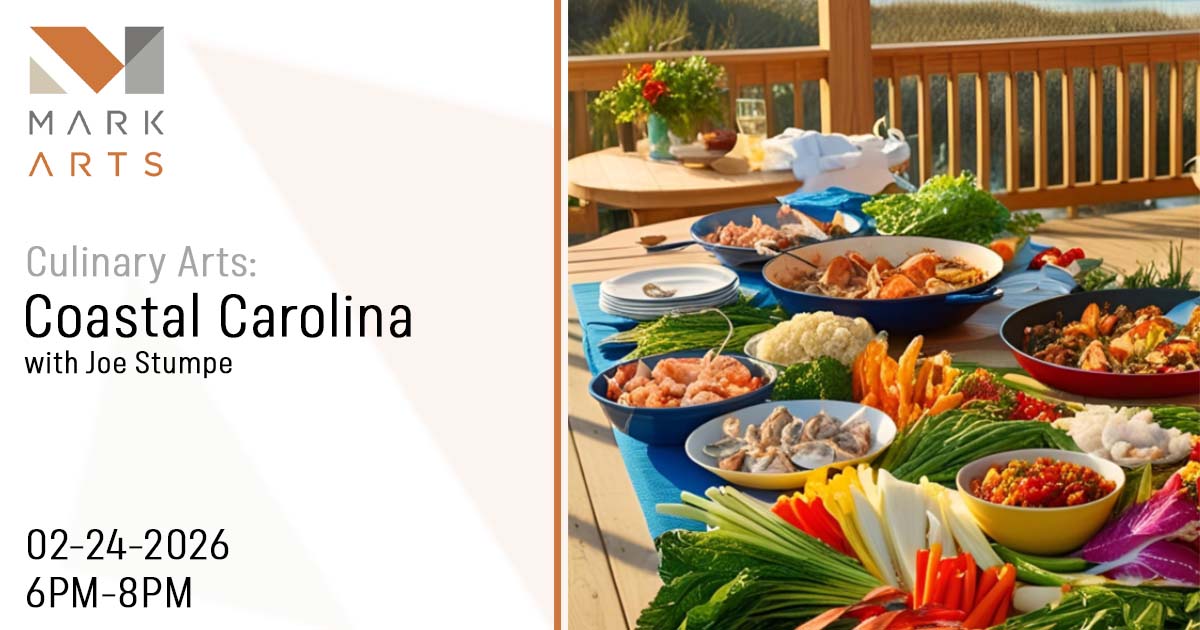 Wichita Events - Culinary Arts - Coastal Carolina with Joe Stumpe at Mark Arts