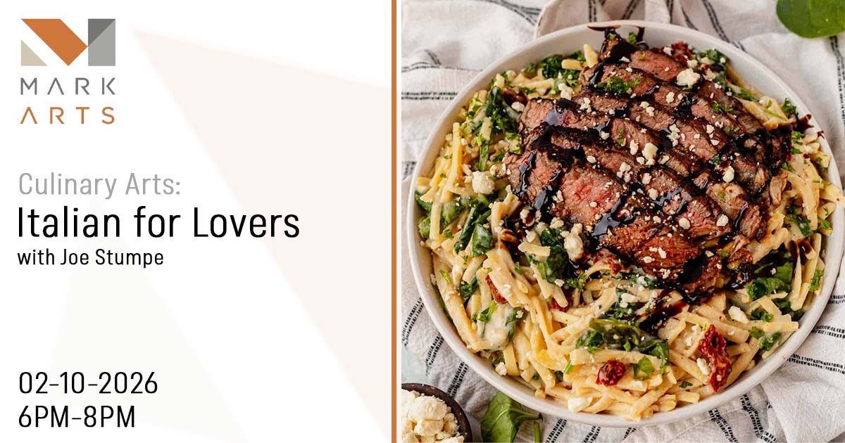 Wichita Events - Culinary Arts - Italian for Lovers with Joe Stumpe at Mark Arts