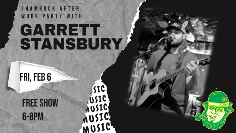 Wichita Events - Garret Stansbury at Shamrock Lounge