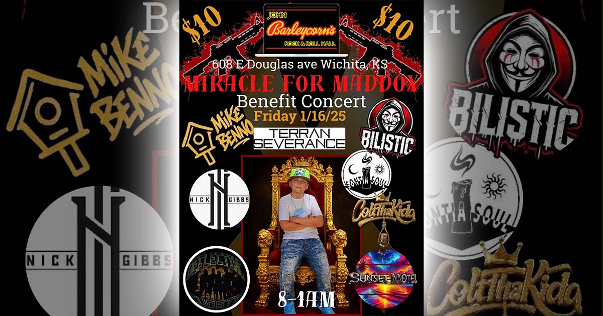 Wichita Events - Miracle for Maddox at John Barleycorn's