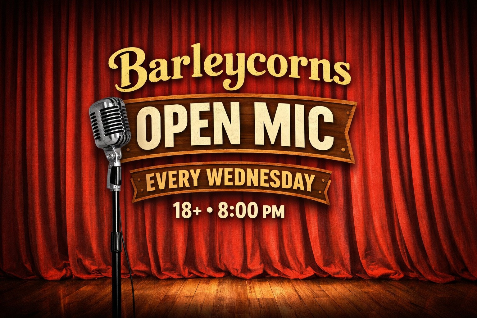 Wichita Events - Open Mic Night at John Barleycorn's