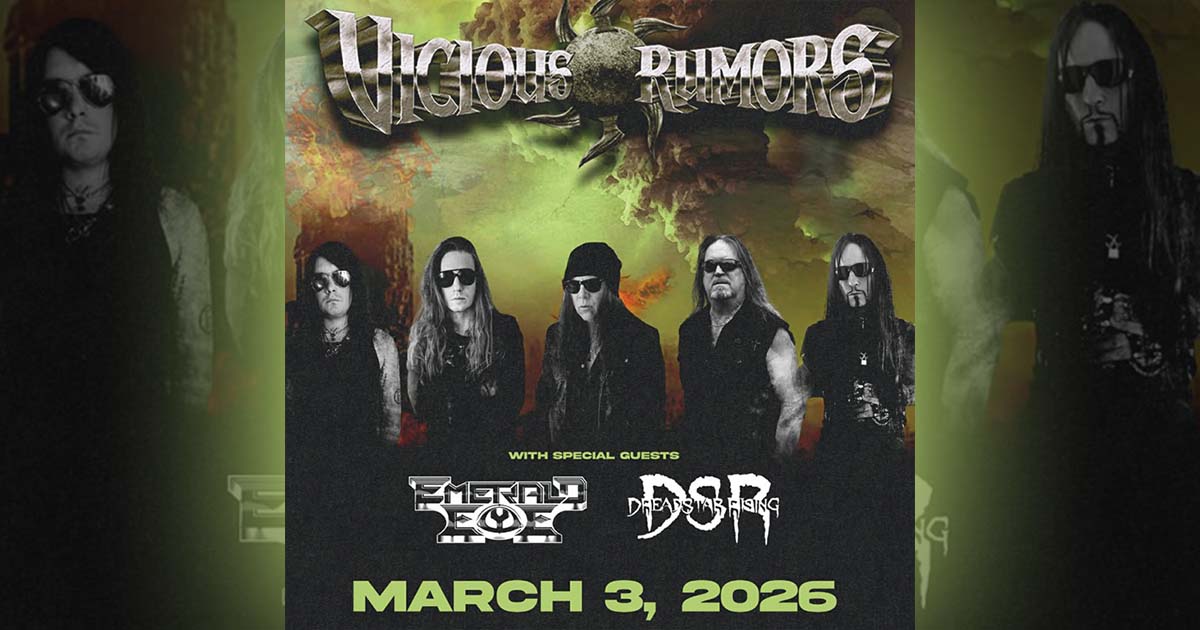 Wichita Events - Vicious Rumors LIVE! at John Barleycorn's